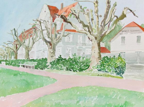 Cropped Plane Trees (Platanes Taillés),1990