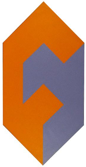 Form to Shape, Orange and Purple, 1974