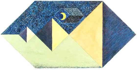 Giza Moon, Not Arches Paper, 1989